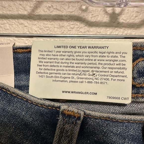 Mens Wrangler Straight Leg size 27x36 - Picture 4 of 8